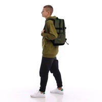 Городской рюкзак GoPack Education Teens 186 хаки 20л (GO25-186L-3)