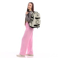 Городской рюкзак GoPack Education Teens 186 бежевый 20л (GO25-186L-4)