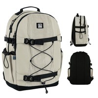 Городской рюкзак GoPack Education Teens 186 бежевый 20л (GO25-186L-4)