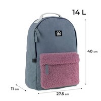 Городской рюкзак GoPack Education Teens 147 темно-серый 14л (GO25-147M-3)