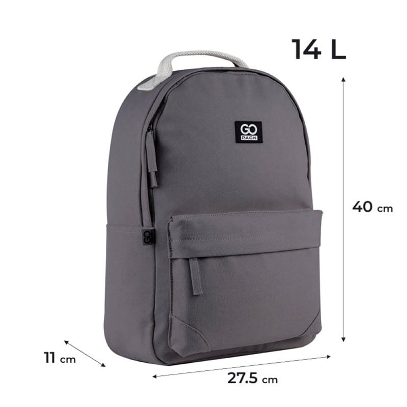Городской рюкзак GoPack Education Teens 147 серый 14л (GO25-147M-7)