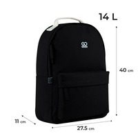 Городской рюкзак GoPack Education Teens 147 черный 14л (GO25-147M-8)