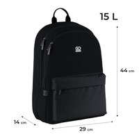 Городской рюкзак GoPack Education Teens 140 черный 15л (GO25-140L-3)