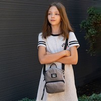 Сумка-рюкзак мини GoPack Education Teens 181XXS-1 бежевый 1.3л (GO24-181XXS-1)