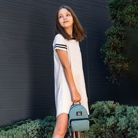 Сумка-рюкзак мини GoPack Education Teens 181XXS-1 мятный 1.3л (GO24-181XXS-2)