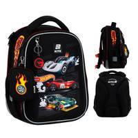 Школьный каркасный рюкзак Kite Education 555 Hot Wheels Черный 14л (HW25-555S)