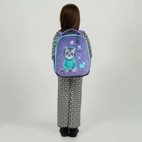 Школьный каркасный рюкзак Kite Education 555 Studio Pets Фиолетовый 14л (SP25-555S-2)