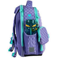 Школьный каркасный рюкзак Kite Education 555 Studio Pets Фиолетовый 14л (SP25-555S-2)