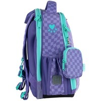 Школьный каркасный рюкзак Kite Education 555 Studio Pets Фиолетовый 14л (SP25-555S-2)