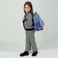 Школьный каркасный рюкзак Kite Education 555 Studio Pets Фиолетовый 14л (SP25-555S-2)