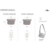 Сумка для фотокамеры Peak Design Everyday Sling 6L v2 Coyote (BEDS-6-CY-3)