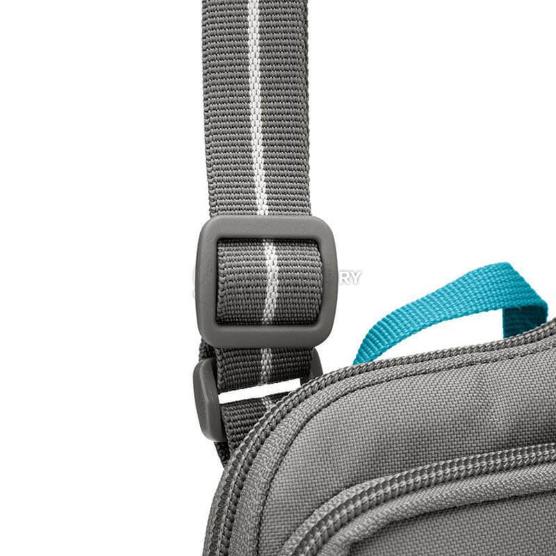Сумка через плечо антивор Pacsafe GO Tech Crossbody 4 ст. защиты 0.2л серый (35175146)