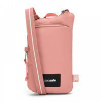Сумка через плечо антивор Pacsafe GO Tech Crossbody 4 ст. защиты 0.2л розовый (35175340)