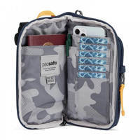 Сумка через плечо антивор Pacsafe GO Tech Crossbody 4 ст. защиты 0.2л темно-синий (35175651)