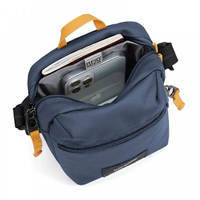 Сумка через плечо антивор Pacsafe GO Micro Crossbody 4 ст. защиты 1.5л темно-синий (35130651)
