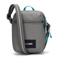 Сумка через плечо антивор Pacsafe GO Micro Crossbody 4 ст. защиты 1.5л серый (35130146)