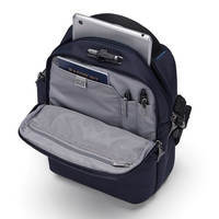 Сумка через плечо антивор Pacsafe V Tour Crossbody 5 ст. защиты 7л темно-синий (61110658)