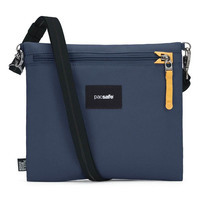 Женская сумка антивор Pacsafe GO Crossbody Pouch 4 ст. защиты 3.5 л темно-синий (35125651)