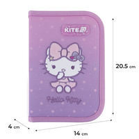 Пенал без наполнения Kite Hello Kitty 621 HK, 1 отделение, 1 отворот (HK25-621)