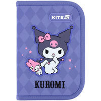 Пенал без наполнения Kite Kuromi 621 HK-2, 1 отделение, 1 отворот (HK25-621-2)