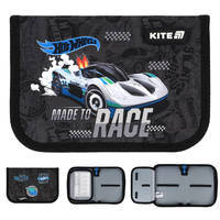 Пенал без наполнения Kite Hot Wheels 621 HW, 1 отделение, 1 отворот (HW25-621)