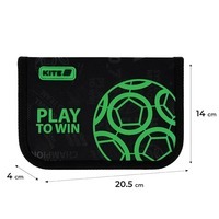 Пенал без наполнения Kite Play&Win 621, 1 отделение, 1 отворот (K25-621-2)