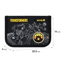 Пенал без наполнения Kite Transformers Generations 621 TF, 1 отделение, 1 отворот (TF25-621)