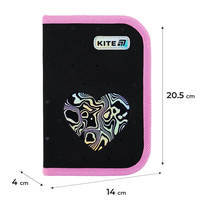 Пенал без наполнения Kite Love is 622, 1 отделение, 2 отворота (K25-622-3)