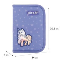 Пенал без наполнения Kite My Little Pony 622 LP, 1 отделение, 2 отворота (LP25-622)