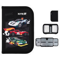 Пенал без наполнения Kite Hot Wheels 622-1 HW, 1 отделение, 2 отворота (HW25-622-1)