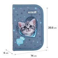 Пенал без наполнения Kite Studio Pets 622-3 SP, 1 отделение, 2 отворота (SP25-622-3)