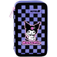 Пенал без наполнения Kite Kuromi 623 HK, 2 отделения (HK25-623)