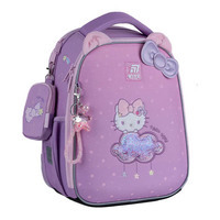 Школьный каркасный рюкзак Kite Education 555 Hello Kitty Розовый 14 л (HK25-555S)