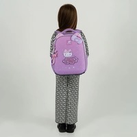 Школьный каркасный рюкзак Kite Education 555 Hello Kitty Розовый 14 л (HK25-555S)