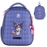 Школьный каркасный рюкзак Kite Education Kuromi 555 Фиолетовый 14 л (HK25-555S-2)