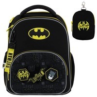 Школьный каркасный рюкзак Kite Education 556 DC Batman Черный 12 л (DC25-556M)