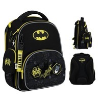 Школьный каркасный рюкзак Kite Education 556 DC Batman Черный 12 л (DC25-556M)