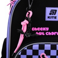 Школьный каркасный рюкзак Kite Education 556 Kuromi Черный/фиолетовый 12 л (HK25-556M)
