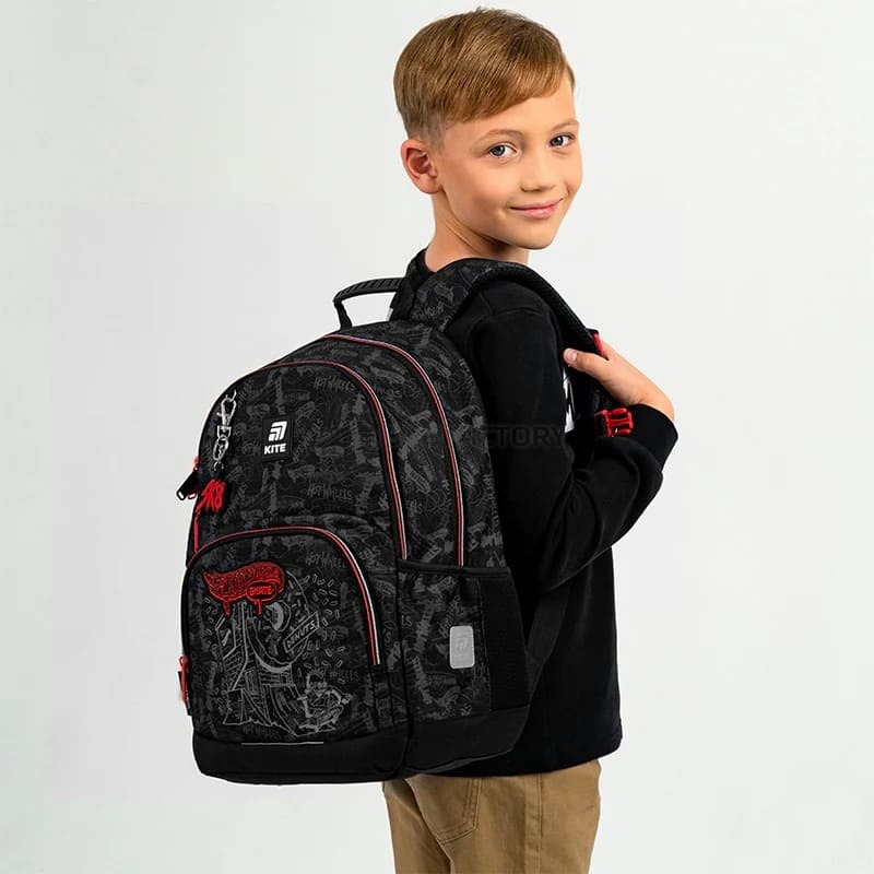 Школьный рюкзак Kite Education 585 Hot Wheels Skate 12 л (HW25-585M)