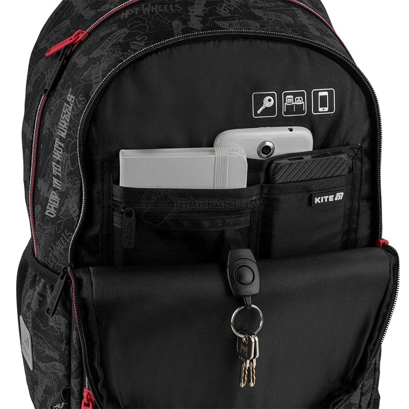 Школьный рюкзак Kite Education 585 Hot Wheels Skate 12 л (HW25-585M)