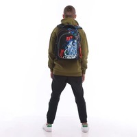 Школьный рюкзак для подростка Kite Education teens 8001M-1 Черный с принтом 20.5 л (K25-8001M-1)