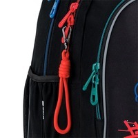 Школьный рюкзак для подростка Kite Education teens 8001M-1 Черный с принтом 20.5 л (K25-8001M-1)