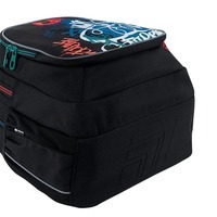 Школьный рюкзак для подростка Kite Education teens 8001M-1 Черный с принтом 20.5 л (K25-8001M-1)