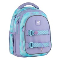 Школьный рюкзак для подростка Kite Education teens 8001M-2 Фиолетовый с голубым 20.5 л (K25-8001M-2)