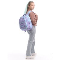 Школьный рюкзак для подростка Kite Education teens 8001M-2 Фиолетовый с голубым 20.5 л (K25-8001M-2)