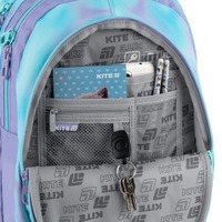 Школьный рюкзак для подростка Kite Education teens 8001M-2 Фиолетовый с голубым 20.5 л (K25-8001M-2)