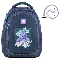 Школьный рюкзак для подростка Kite Education teens 8001M-3 Серый 20.5л (K25-8001M-3)