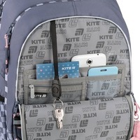 Школьный рюкзак для подростка Kite Education teens 727L-3 Серый 19.5 л (K25-727L-3)