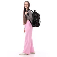 Школьный рюкзак для подростка Kite Education teens 727L-4 Черный 19.5л (K25-727L-4)