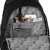 Школьный рюкзак для подростка Kite Education teens 2575M-2 Черный 19л (K25-2575M-2)